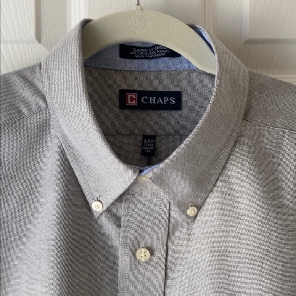 Chaps Men's Oxford Button Down Shirt Size 16.5